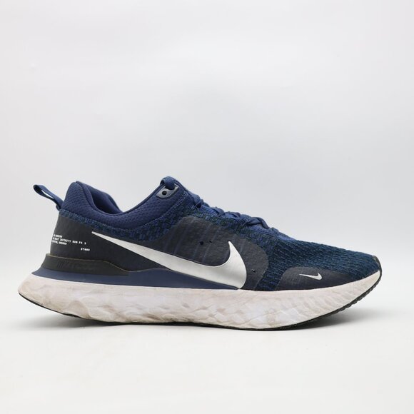 Nike React FK3 Infinity Run Men's Size 14 Blue Navy Athletic Sneakers DZ3014-401 - Picture 1 of 10